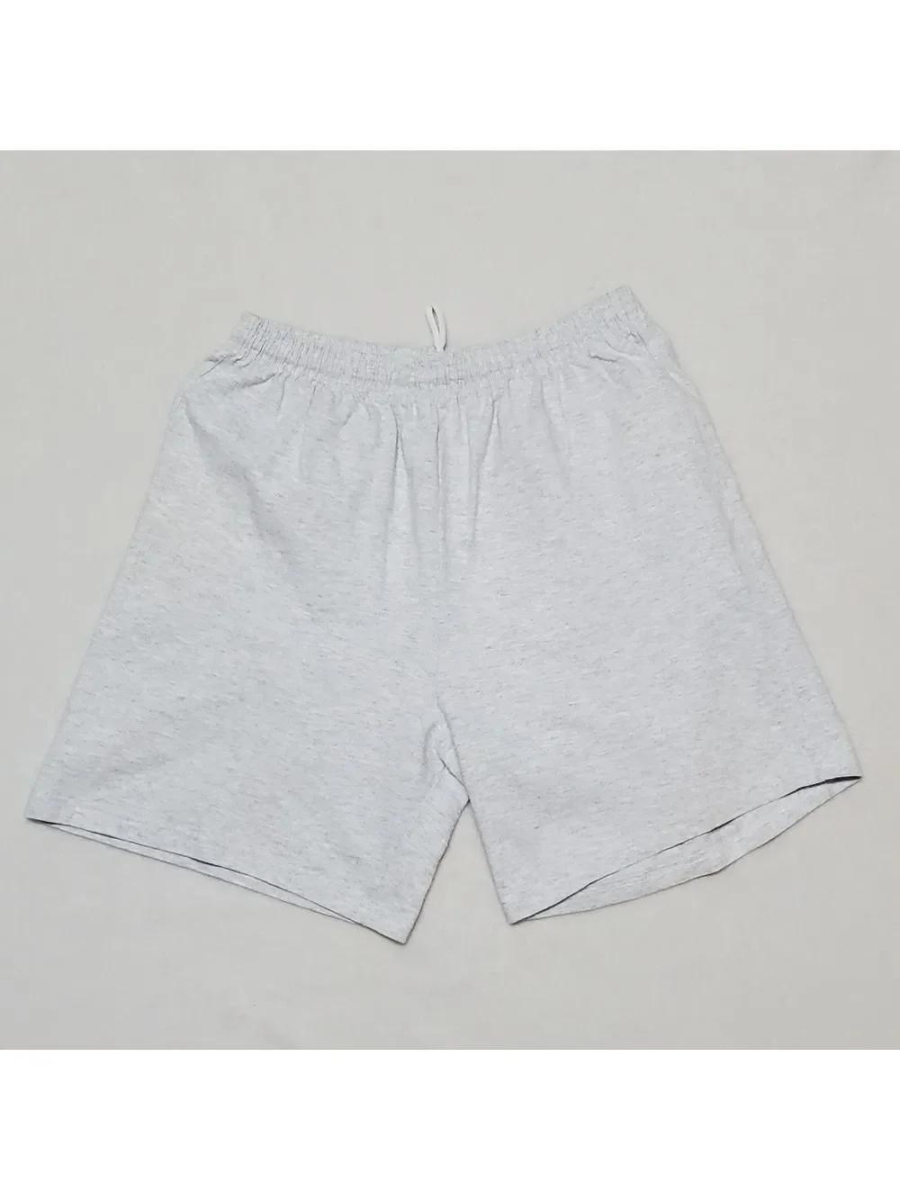 𝅺RARE Vintage Eagle USA Heather Gray Tie Waist Pull-On High Rise Relaxed Shorts